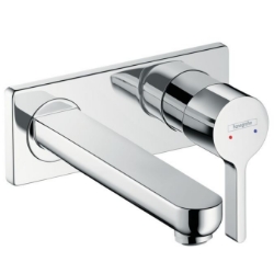 Picture of HANSGROHE Metris S Einhebel-Waschtischmischer Unterputz mit Auslauf 225 mm für Wandmonatge,  31163000