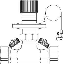 Picture of OVENTROP Differenzdruckregler „Hycocon DTZ“ DN 40, G 1¾ AG, PN 16, Sollwert 250 - 600 mbar, Art.Nr. : 1062312
