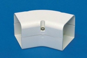 Picture of LINUM FLACHER BOGEN 45° - 105 MM - RAL9003 FÜR D 105 MM KANÄLE ,  alte Kode : FB45.105W, Art.Nr. :ADP-1524-010