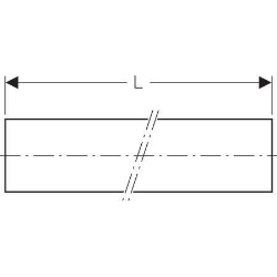 Picture of Geberit Dämmschlauch, d  26 mm, di 28 mm, L = 2m, Art.Nr. 603.800.00.1
