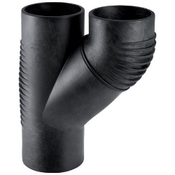 Picture of Geberit Silent-db20 Parallelabzweig 45°,  DN:90 / 90, d[mm]:90, d1[mm]:90, Art.Nr. : 308.081.14.1