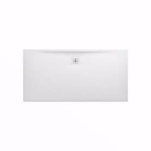 Picture of Laufen PRO - Duschwanne, aus Verbundwerkstoff Marbond, superflach, rechteckig, Ablauf an langer Seite, 1600 x 800 x 33,  077, hellgrau matt , Art.Nr. : H2109540770001