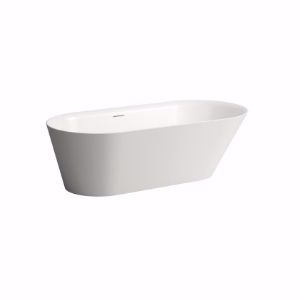 Picture of Laufen KARTELL BY LAUFEN - Freistehende Badewanne, aus Mineralgusswerkstoff Sentec, 1715 x 815 x 520,   000, weiss , Art.Nr. : H2263320000001