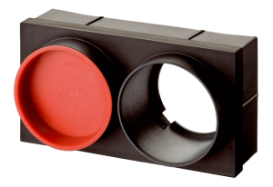 Picture of Maico Einschubadapter MF-WE75 Einschubadapter zum Anschluss von 2 Flexrohren MF-F75 an Winkel MF-W/-WL.. 80/200, inkl. 1 Verschlussstopfen, Art.Nr. : 0059.0972