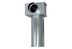 Picture of Maico Winkel MF-WLF100/90 Winkel zum 90° Übergang von Flexrohr MF-F90 auf Ventil DN 100, Stutzenlänge 300 mm, Art.Nr. : 0018.0607