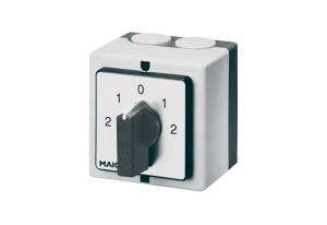 Picture of Maico Wende-, Polumschalter WP 2 Wende-Polumschalter für Aufputz-Installation, für Motoren mit getrennten Wicklungen, Art.Nr. : 0157.0108