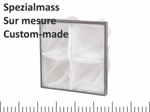 Picture of Unifil GH1000-592-562-360-A-4H Haubenfilter, Aluminiumrahmen, 592x562x360, Art.Nr. 288037