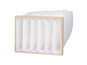 Picture of Unifil FXA5-508-H-Q-6T Taschenfilter, Holzrahmen, 592x490x360, ISO coarse 80% / M5, Art.Nr. 104536