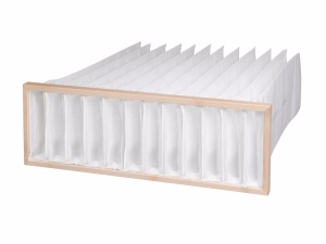 Picture of Unifil FW7-915-H-Q-12T SynaWave® Taschenfilter, ISO ePM1 70% / F7, Holzrahmen, 897x287x580, , Art.Nr. 211551 - Nachfolgeprodukt 265481