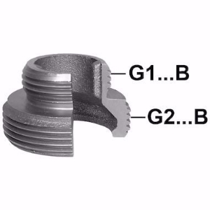 Picture of +GF+ 373 Einschraubteil, flach dichtend, G1...B ″: 1, Art.Nr.: 770373106