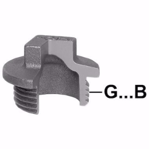 Picture of +GF+ 595 Stopfen mit Rand, ISO/EN T9, G...B ″: 1/2, Art.Nr.: 770595104