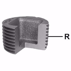 Picture of +GF+ 596 Stopfen mit Rand, ISO/EN T9, Dim. R ″: 1/2, Art.Nr.: 770596204