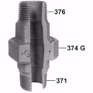 Picture of +GF+ 336 Verschraubung, flach dichtend, Dimension ″: 3/4", Art.Nr.: 770336105