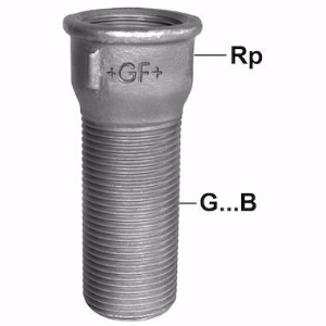 Picture of +GF+ 536 Temperguss-Langgewinde-Muff, Dimension ″: 3/4", Art.Nr.: 770536205