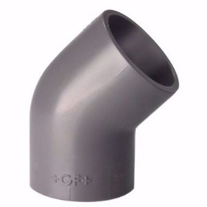 Picture of +GF+ Winkel 45° PVC-U metrisch, Grösse: 40, Art.Nr.: 721150109