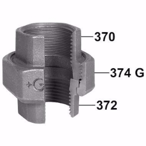 Picture of +GF+ 330 Verschraubung, flach dichtend, ISO/EN U1, Dimension ″: 21/2", Art.Nr.: 770330210