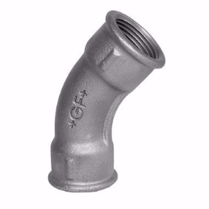 Picture of +GF+ 41 Bogen 45°, lang, ISO/EN G1/45°, Dimension ″: 11/2", Art.Nr.: 770041108