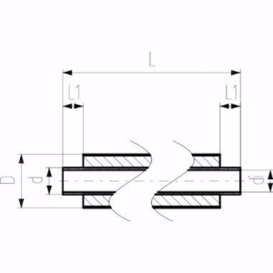 Picture of +GF+ COOL-FIT 4.0F Rohr Feuerhemmend; [RF2], d mm: 160, Länge: 5m, Art.Nr.: 738173317