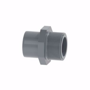 Picture of +GF+ Übergangsmuffennippel PVC-U metrisch R, Grösse: 40/50‑11/2", Art.Nr.: 721910560