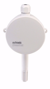 Bild von Rotronic HF3 Messumformer, Wandversion mit fixem, abgesetztem Fühler, ohne Display, 3-Leiter, Speisung 18…40 VDC / 13…28 VAC, Skalierung 4…20mA, Ausgabe 0…50°C & 0…100% rF, Art.Nr. :HF332-WB1XXXXX