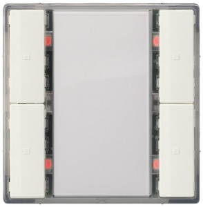 Picture of Siemens Taster 1-fach mit Status-LED, titanweiß, i-system, Art.Nr.: 5WG1221-2DB13