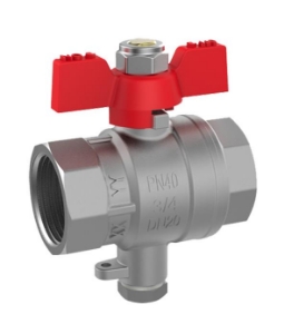 Picture of Siemens Kugelhahn Rp½'' für Fühler M10x1, 28mm, Art.Nr. : WZT-K12