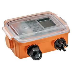 Bild von Belimo Differenzdrucksensor Luft zweifach mit zwei zusätzlichen Eingängen, -100...2500 Pa, 2 Messsysteme, Modbus, 
0...5 V, 0...10 V, LCD, Art.Nr. 22ADP-154K