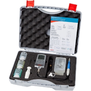 Picture of Ebro Electronic ST-1000 pH-Meter-Set Lebensmittel (pH-Meter, Elektrode, 2x pH- & 1x KCl-Lösung), Art.Nr. : 1339-0620