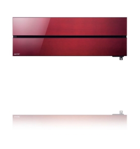Bild von Mitsubishi Electric - Diamond Design Wandgeräte MSZ-LN SET Red   - Kälteleistung: 2,50 kW, Heizleistung: 3,20 kW, SEER: A+++, Art.Nr. :  MSZ-LN25VGHZ R + MUZ-LN25VGHZ