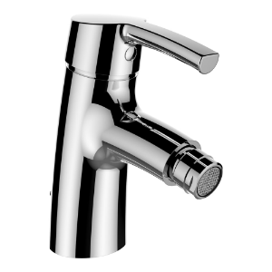 Picture of Laufen Armaturen - Bidetmischer, Ausladung 105 mm, Festauslauf, mit Ablaufventil , Art.Nr. : HF918500100001