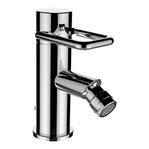 Picture of Laufen Armaturen - Bidetmischer, Ausladung 87 mm, Festauslauf, mit Ablaufventil , Art.Nr. : HF988202100001