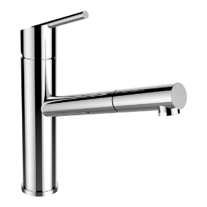 Bild von Laufen Armaturen - Spültischmischer, Ausladung 220 mm, Schwenkauslauf und Zugauslauf , Art.Nr. : WI503016100000