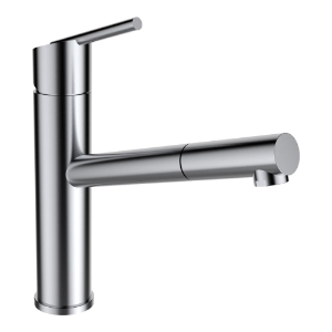 Bild von Laufen Armaturen - Spültischmischer, Ausladung 220 mm, Schwenkauslauf und Zugauslauf, Edelstahl , Art.Nr. : WI503016441000