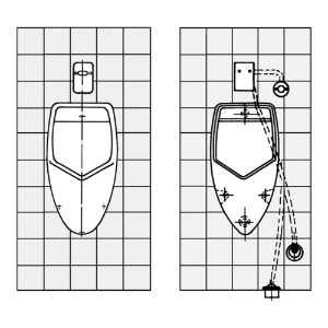 Bild von Laufen Armaturen - Umbausatz Urinalsteuerung 120 x 170 mm , Art.Nr. : WI771656100000