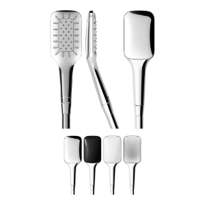 Picture of Laufen Armaturen - MyCity100, Handbrause, mit RubiClean und Ecochoice, Chrome/Nightblack , Art.Nr. : WI939030108000