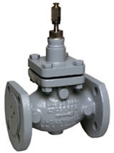 Picture of Honeywell —  Durchgangsventil, PN 25/40, Flansch, DIN-geprüft, Niro-Garnitur, DN 32, kvs-Wert 16, Art.Nr. : V5049A1573