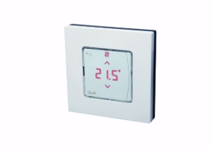 Bild von Raumthermostat Danfoss Icon2TM / 24V RT, 24 V, mit Touch-Display, Unterputz, CH, 88x88 kabelgebunden - Art. Nr.: 088U2127