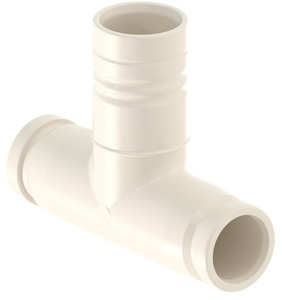 Picture of +GF+ iFIT T-Modul PPSU Mit Rohrkontur, d mm: 16/20 ‑ 20, Art.Nr.: 762101389