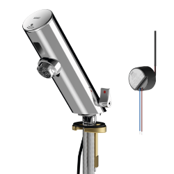 Picture of KWC F3EM1003 Elektronik-Standbatterie mit Rückflussverhinderer:ja, Berechnungsdurchfluss Trinkwasser:0.07 l/s, Berechnungsdurchfluss Warmwasser:0.07 l/s, Art.Nr. : 2030033545