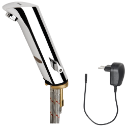 Picture of KWC PRTRS0009 Elektronik-Waschtischmischer mit Rückflussverhinderer:ja, Berechnungsdurchfluss Trinkwasser:0.07 l/s, Berechnungsdurchfluss Warmwasser:0.07 l/s, Art.Nr. : 2030025078