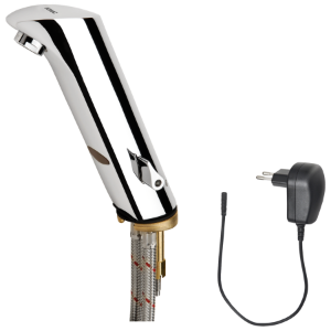 Picture of KWC PRTRS0009 Elektronik-Waschtischmischer mit Rückflussverhinderer:ja, Berechnungsdurchfluss Trinkwasser:0.07 l/s, Berechnungsdurchfluss Warmwasser:0.07 l/s, Art.Nr. : 2030025078