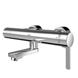 Picture of KWC F5L-Therm F5LT1012 Thermostat-Wandbatterie mit Rückflussverhinderer:ja, Berechnungsdurchfluss Trinkwasser:0.07 l/s, Berechnungsdurchfluss Warmwasser:0.07 l/s, Art.Nr. : 2030066490