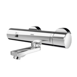Picture of KWC F3ET1001 Elektronik-Thermostatbatterie mit Rückflussverhinderer:ja, Berechnungsdurchfluss Trinkwasser:0.07 l/s, Berechnungsdurchfluss Warmwasser:0.07 l/s, Art.Nr. : 2030032507