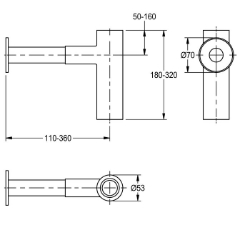 Picture of KWC XINX140 Siphon Füllmenge:1, Mengeneinheit:Stück, Art.Nr. : 2000057417