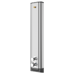 Picture of KWC F5S Therm F5ST2020 Duschpaneel Edelstahl Zusätzliche Verbindungen:nein, mit Rückflussverhinderer:ja, Zirkulation:nein, Art.Nr. : 2030055929