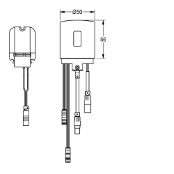 Picture of KWC ACLM9001 Hygieneeinheit Anzahl Batterien:1, Füllmenge:1, Mengeneinheit:Stück, Art.Nr. : 2030039446
