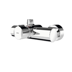 Picture of KWC F5SM2002 Selbstschluss-Wandbatterie Zusätzliche Verbindungen:nein, mit Rückflussverhinderer:ja, Berechnungsdurchfluss Trinkwasser:0.15 l/s, Art.Nr. : 2030036685