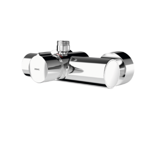 Picture of KWC F5SM2002 Selbstschluss-Wandbatterie Zusätzliche Verbindungen:nein, mit Rückflussverhinderer:ja, Berechnungsdurchfluss Trinkwasser:0.15 l/s, Art.Nr. : 2030036685