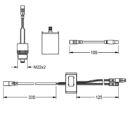 Picture of KWC ACXT2005 Set Spülung , Art.Nr. : 2030071564