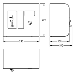 Picture of KWC AQUAPAY AQUA803 Münzkontaktgeber , Art.Nr. : 2000100419